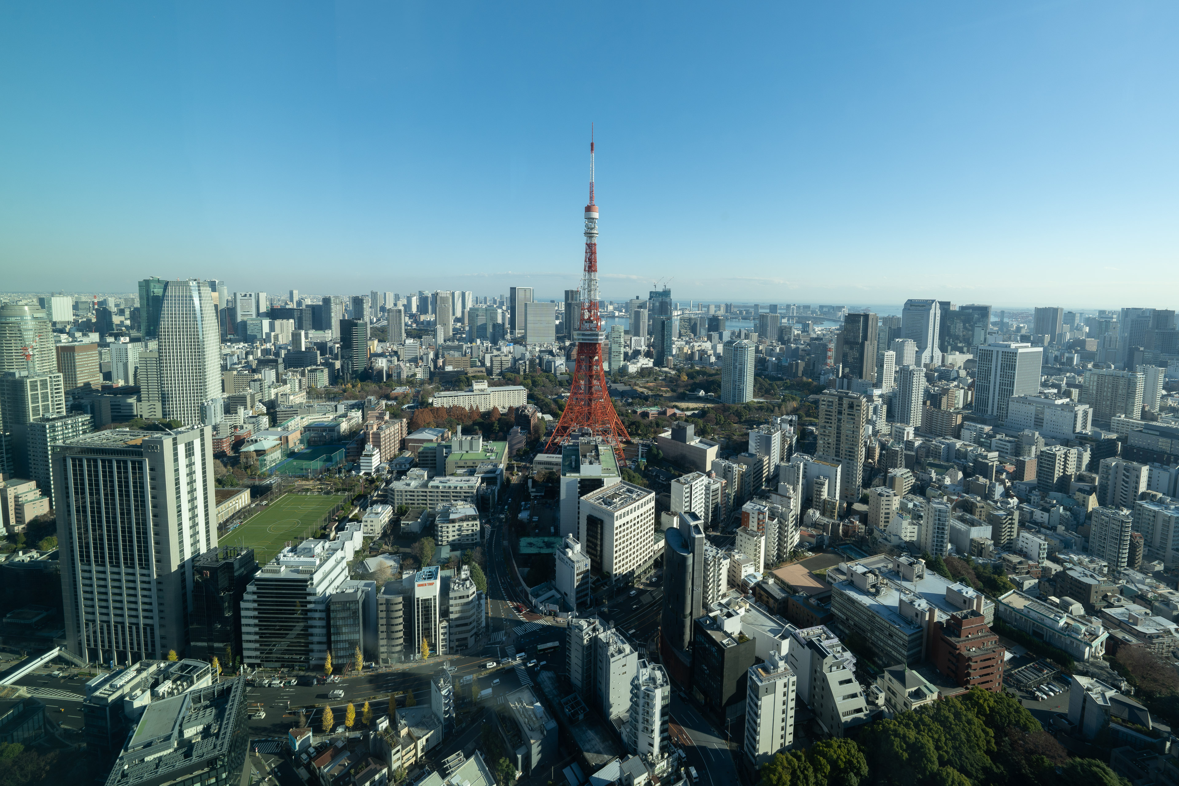 麻布台ヒルズスカイロビーから撮影
