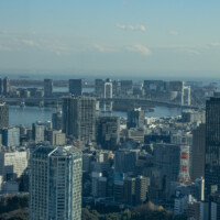 麻布台ヒルズスカイロビーから撮影 麻布台ヒルズスカイロビーから撮影