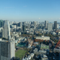 麻布台ヒルズスカイロビーから撮影 麻布台ヒルズスカイロビーから撮影