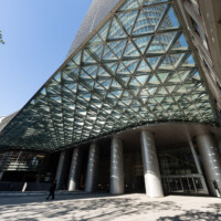 麻布台ヒルズのファサード 麻布台ヒルズのファサード